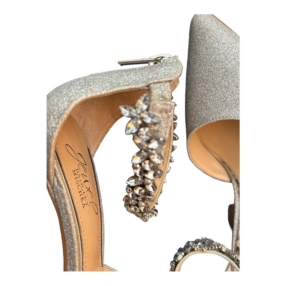 JEWEL BADGLEY MISCHKA Women's Robles Evening Pumps in silver - Picture 7 of 15
